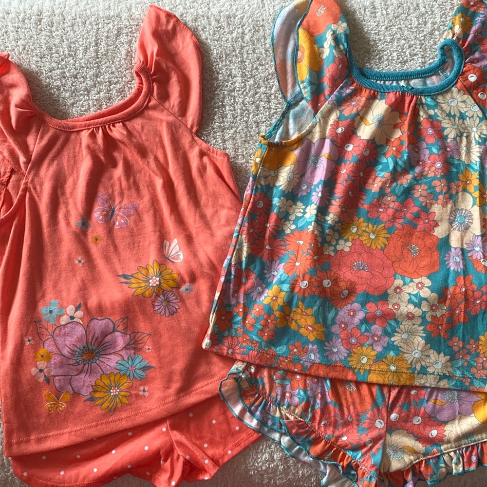 Carters 5T Short & Tank Pajama Bundle